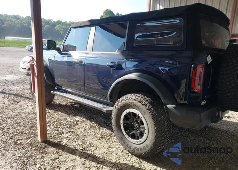 2021 Ford Bronco Outer Banks z USA, uszkodzony, nr VIN 1FMEE5DP2MLA89419